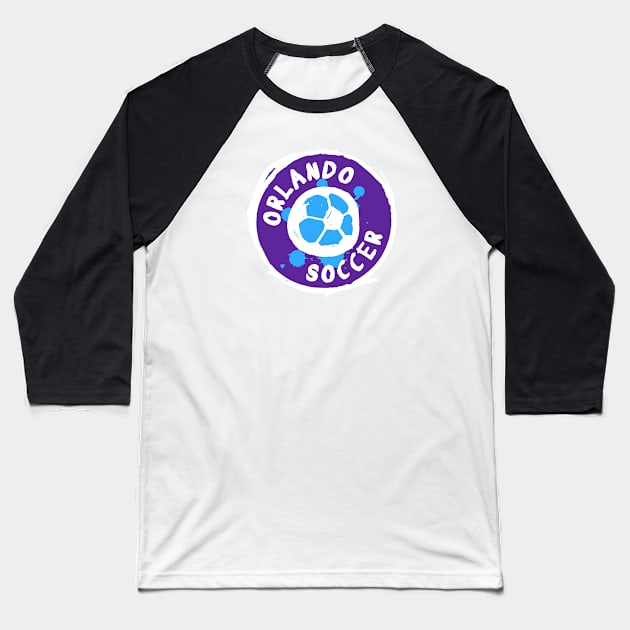 Orlando Soccer 03 Baseball T-Shirt by Very Simple Graph